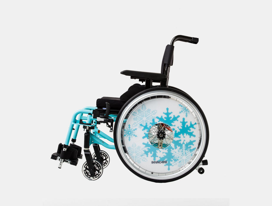 Invacare Action 3Jnr Self Propelled Wheelchair Blue Frame #3